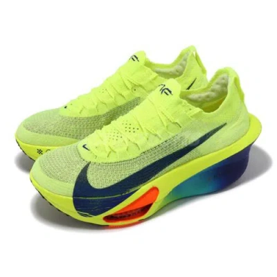 Pre-owned Nike Air Zoom Alphafly Next% 3 Fast Pack Men Racing Running Shoes Fd8311-700 In Yellow