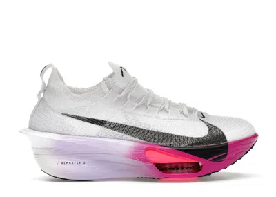 Pre-owned Nike Air Zoom Alphafly Next% 3 Fp (women's) Sneakers In White/black/purple Agate In Multi