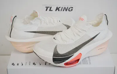 Pre-owned Nike Air Zoom Alphafly Next% 3 Running Sail Hot Punch Limited Rare Fd8311-103 Cl