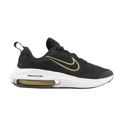 Pre-owned Nike Air Zoom Arcadia 2 Gs 'black Metallic Gold' | Kid's Size 6.5