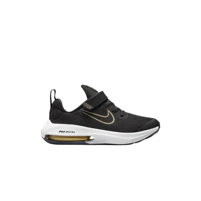 Pre-owned Nike Air Zoom Arcadia 2 Ps 'black Metallic Gold' | Kid's Size 12.5