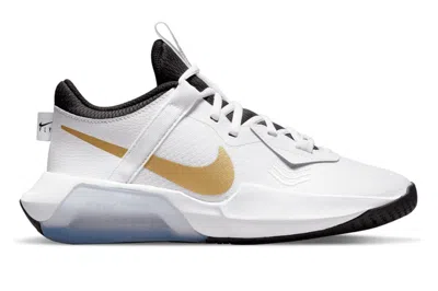Pre-owned Nike Air Zoom Crossover White Metallic Gold (gs) In White/black/metallic Gold