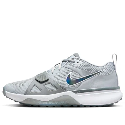 Nike Air Zoom Diamond Elite Turf 'wolf Grey' In Gray