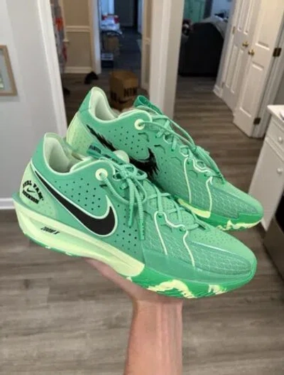 Pre-owned Nike Air Zoom Gt Cut 3 Peach Jam “welcome To The Eybl 2024” Men's Size 13-15 In Green Shock/black/barely Volt