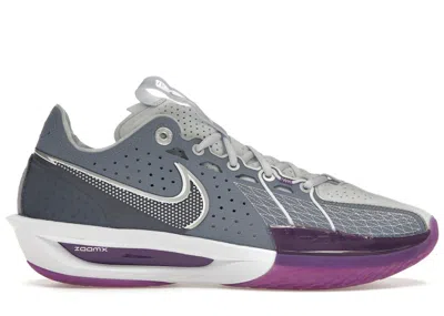Pre-owned Nike Air Zoom Gt Cut 3 (women's) Sneakers In Ashen Slate/football Grey/barely Grape