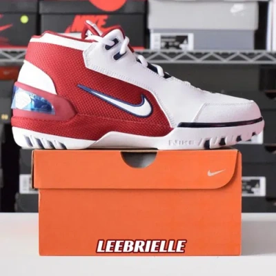 Pre-owned Nike Air Zoom Lebron Generation First Game 2023 Dm7535-101 Men's Size In Multicolor