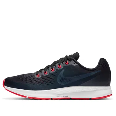 Nike Air Zoom Pegasus 34 'black Red Orbit' In Blue
