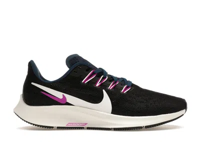 Pre-owned Nike Air Zoom Pegasus 36 (women's) Sneakers In Black/valerian Blue/vivid Purple