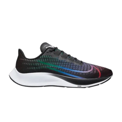 Pre-owned Nike Air Zoom Pegasus 37 'be True' Cv0266-001 In Black/white/multi-color