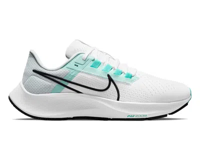 Pre-owned Nike Air Zoom Pegasus 38 (women's) Sneakers In White/pure Platinum/aurora Green