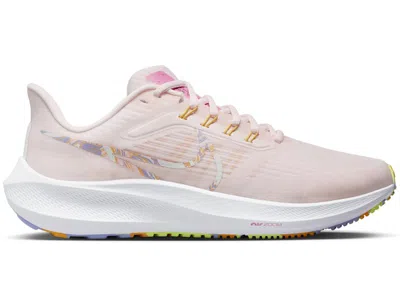Pre-owned Nike Air Zoom Pegasus 39 Premium (women's) Sneakers In Light Soft Pink/barely Green/university Gold