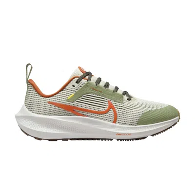 Pre-owned Nike Air Zoom Pegasus 40 Gs 'oil Green Campfire Orange' | Kid's Size 3