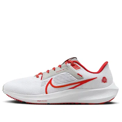 Nike Air Zoom Pegasus 40 'ohio State' In White