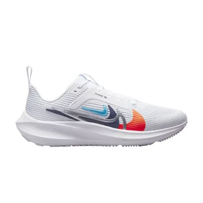 Pre-owned Nike Air Zoom Pegasus 40 Premium Gs 'quadruple Swoosh - White Multi-color' | Kid's Size 5