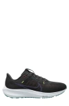 Nike Air Zoom Pegasus 40 Running Shoe In Black/ Purple Ink/ Burgundy