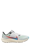 Nike Air Zoom Pegasus 40 Running Shoe In White/ Multi-color/ Ivory