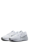 Nike Air Zoom Pegasus 40 Running Shoe In White/wolf Grey/black