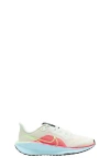 Nike Air Zoom Pegasus 40 Sneaker In White/volt/bright Crimson
