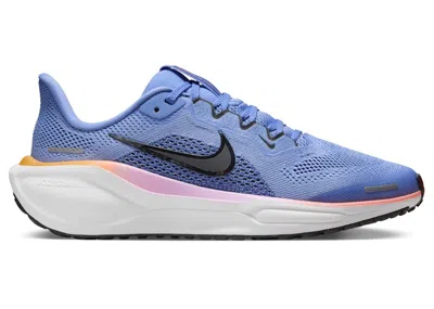 Pre-owned Nike Air Zoom Pegasus 41 Black Sneakers In Royal Pulse/astronomy Blue/laser Orange In Multi