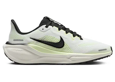 Pre-owned Nike Air Zoom Pegasus 41 Black Sneakers In White/barely Volt/vintage Green