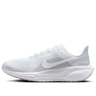Nike Air Zoom Pegasus 41 Extra Wide 'white Pure Platinum Silver' In Multi