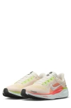 Nike Air Zoom Pegasus 41 Running Shoe In Summit White/ Chrome/ Crimson