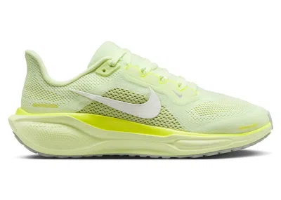 Pre-owned Nike Air Zoom Pegasus 41 Sail (women's) Sneakers In Barely Volt/limelight/light Silver