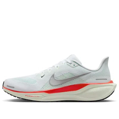 Nike Air Zoom Pegasus 41 'white Silver Barely Green Bright Crimson'