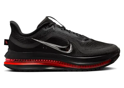 Pre-owned Nike Air Zoom Pegasus Premium (women's) Sneakers In Black/bright Crimson/metallic Silver In Multi