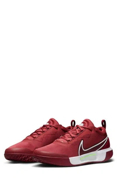 Nike Air Zoom Pro Tennis Shoe In Cedar/red/white