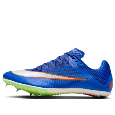 NIKE NIKE AIR ZOOM RIVAL SPRINT SPIKES 'RACER BLUE SAFETY ORANGE'