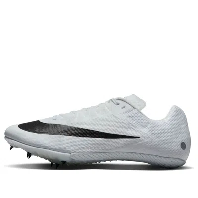 Nike Air Zoom Rival Sprint Spikes 'white Black' In Gray