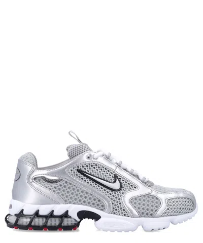 Nike Silver Air Zoom Spiridon Cage 2 Trainers In Multi