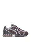 Nike Gray & Taupe Air Zoom Spiridon Cage 2 Sneakers In Medium Ash  Metallic Silver  & Taupe Gre