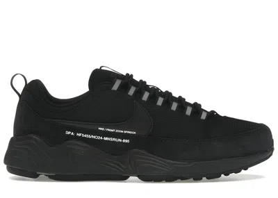 Pre-owned Nike Air Zoom Spiridon Fragment Design Sneakers In Black