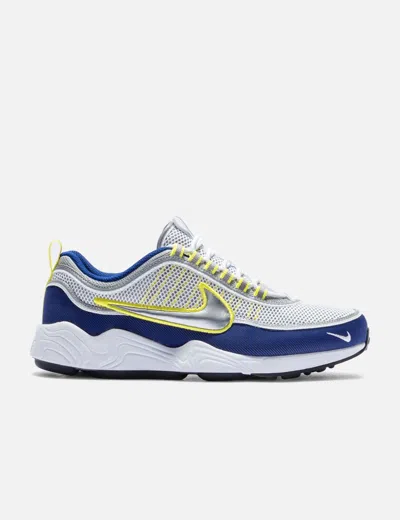 Nike Air Zoom Spiridon Rubber-trimmed Mesh Sneakers In White