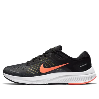 NIKE NIKE AIR ZOOM STRUCTURE 23 'BLACK BRIGHT MANGO'