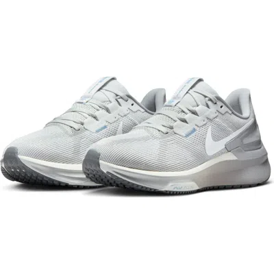Nike Air Zoom Structure 25 Road Running Shoe In Gray