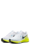 Nike Men's Structure 25 Road Running Shoes In White/cyber/photo Blue