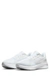 Nike Air Zoom Structure 25 Road Running Shoe In White/pure Platinum/white