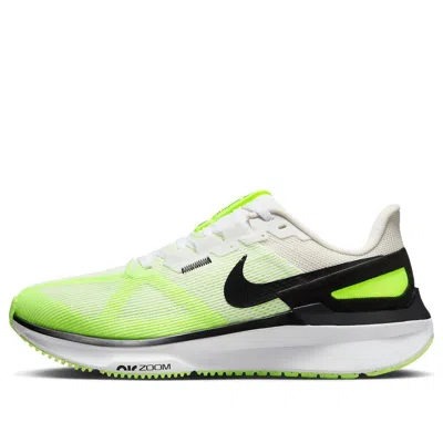 Nike Air Zoom Structure 25 Running Shoes 'white Volt' In Multi