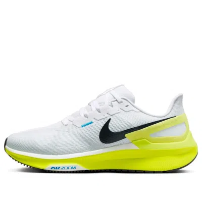 NIKE NIKE AIR ZOOM STRUCTURE 25 'WHITE CYBER BLACK'