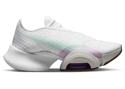 Pre-owned Nike Air Zoom Superrep 2 Green Glow (women's) Sneakers In White/bronze Eclipse/violet Shock In Multi
