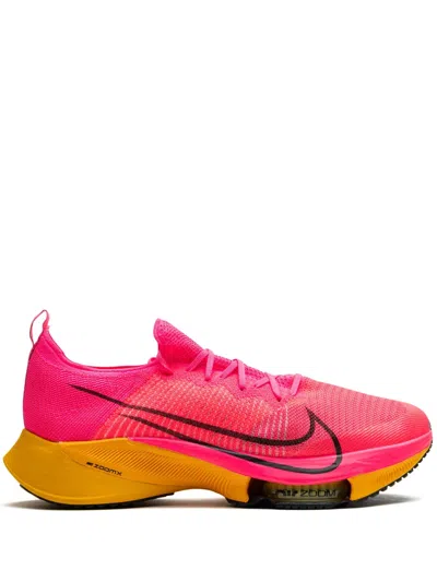 Nike Air Zoom Tempo Next% Flyknit Sneakers In Pink