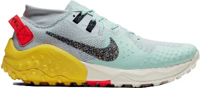 Pre-owned Nike Air Zoom Wildhorse 6 (women's) Sneakers In Aura/mint Foam/speed Yellow