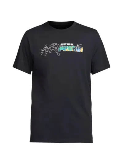 Nike Airphoria Graphic-print T-shirt In Black