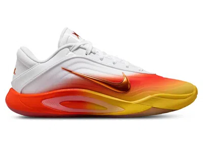 Pre-owned Nike A'ja Wilson A'one Candy Corn Queen (women's) Sneakers In White/safety Orange/chrome Yellow