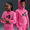 Nike Girls   A'ja Club Fleece Hoodie