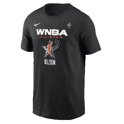 Nike Big Boys And Girls A'ja Wilson Black 2024 Wnba All-star Game Name Number T-shirt
