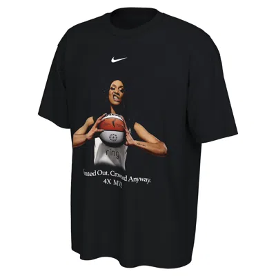 Nike A'ja Wilson  Women's Wnba 2025 Most Valuable Player T-shirt In Black